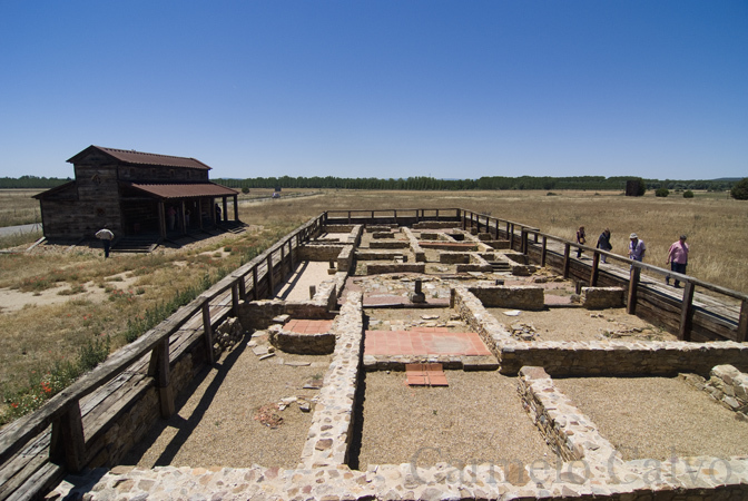 Yacimiento de un campamento romano de la comarca.
