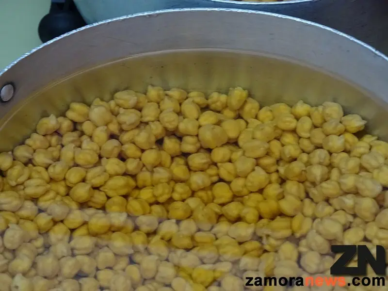 garbanzos. imagen de archivo
