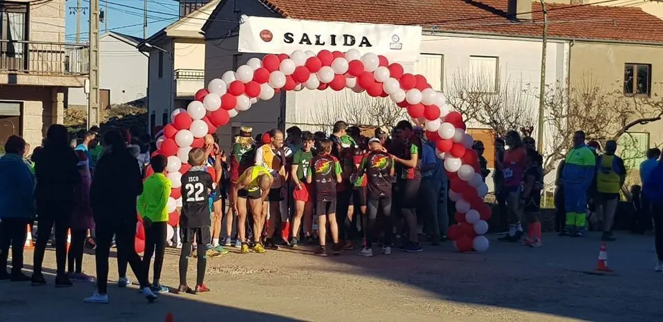 Imagen de archivo de la edición de 2019 de la San Silvestre del Rebollar