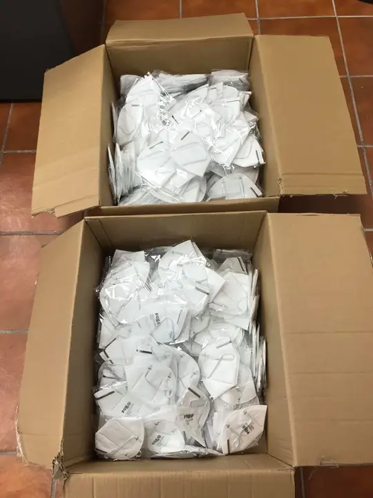 Caja de mascarillas