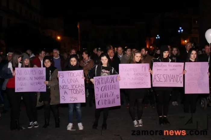 Manifestación en Zamora contra la violencia de genero, Foto de Archivo