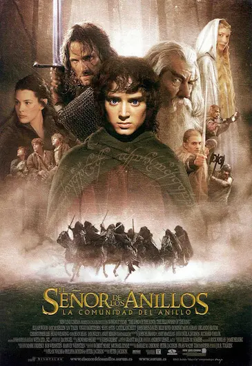 Cartel de El Señor de los Anillos