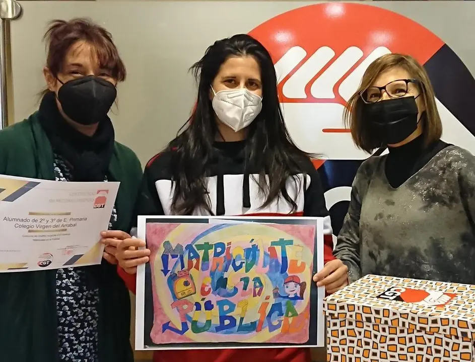 Diseños ganadores del concurso de CGT Zamora