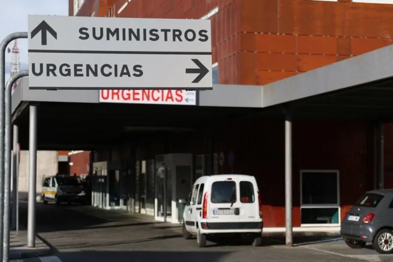 Zona de urgencias del Hospital Virgen de la Concha
