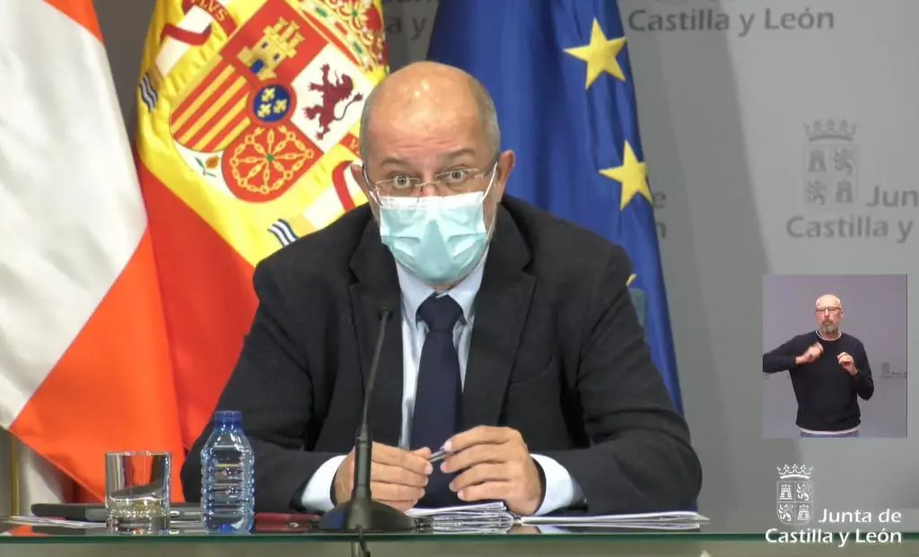Francisco Igea en rueda de prensa