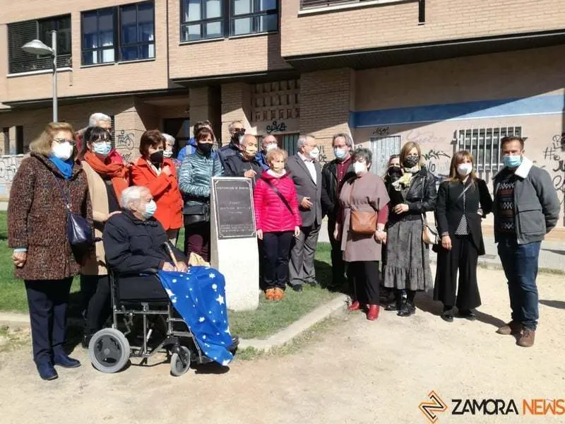 Inauguración de los jardines de Ursicina Martínez.
