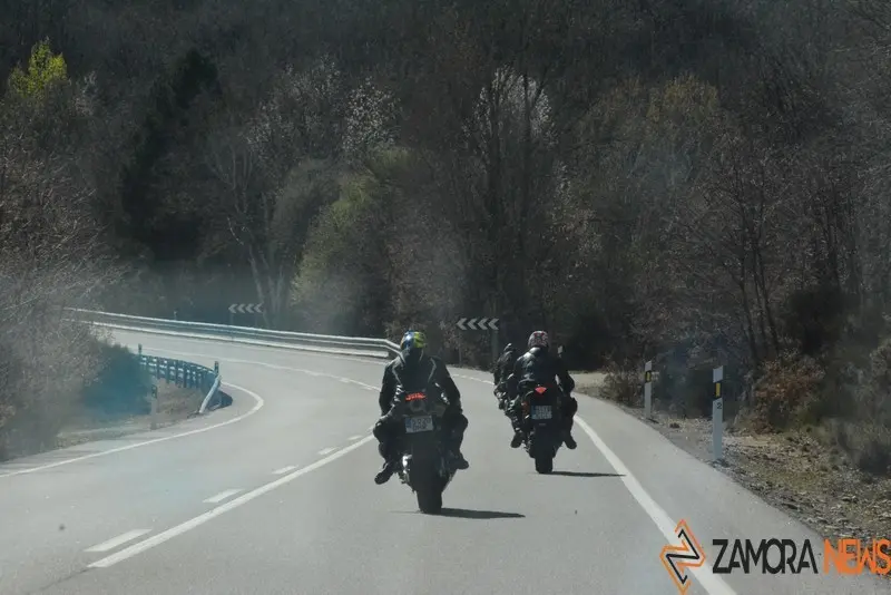Motoristas en carretera