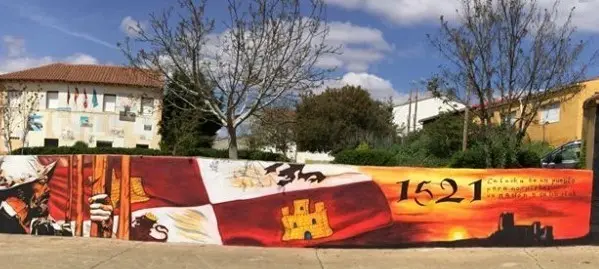 Mural de La Torre del Valle/ Foto Benaventedigital.es