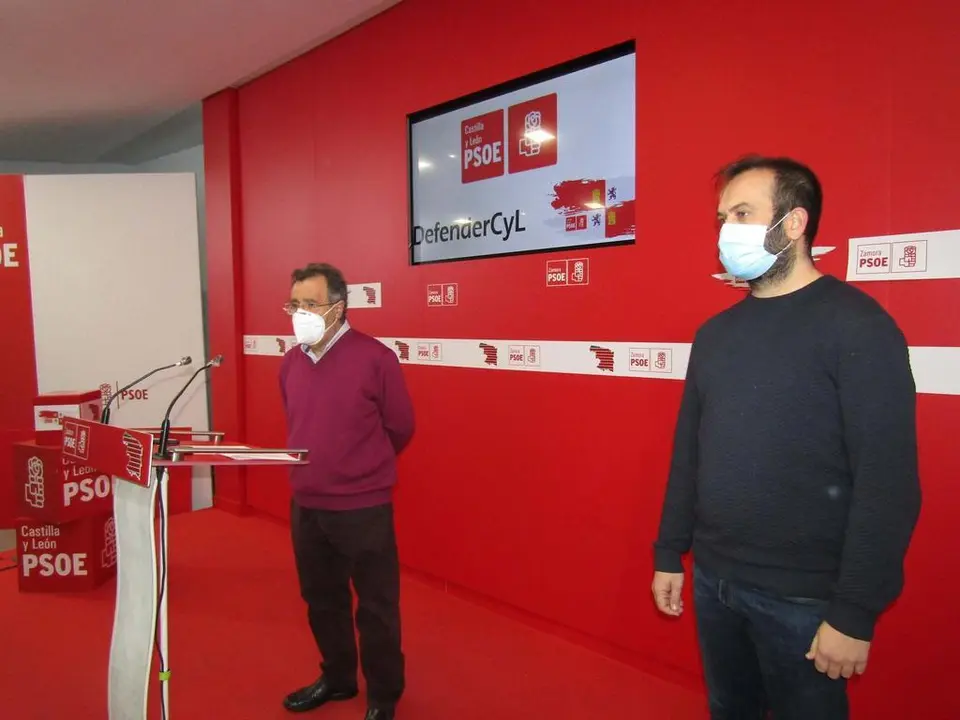 PSOE Zamora. José Ignacio Martín Benito y David Gago