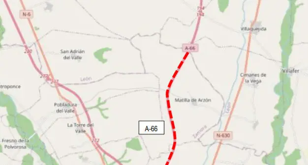 Plano de la A-66