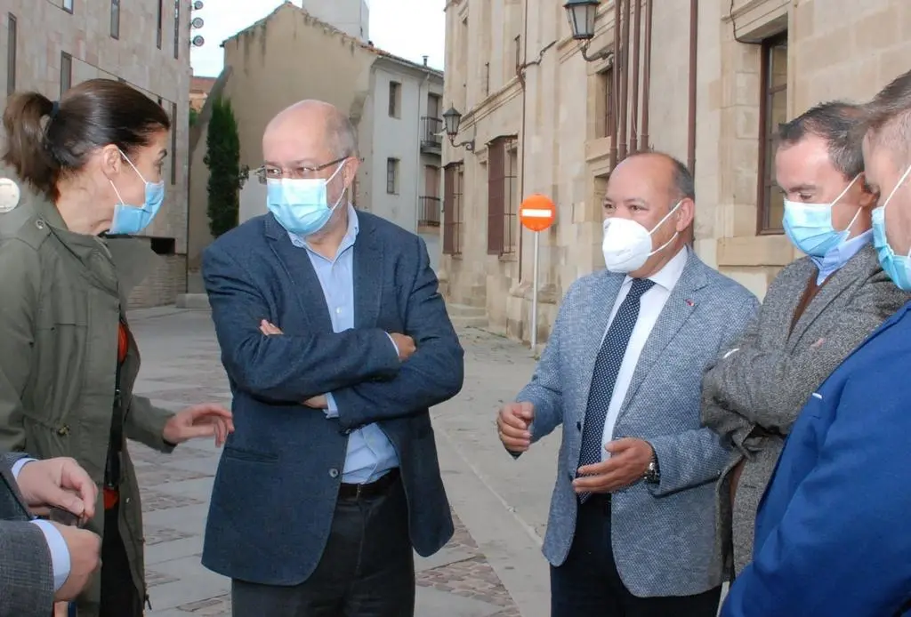 Igea durante su visita a Zamora