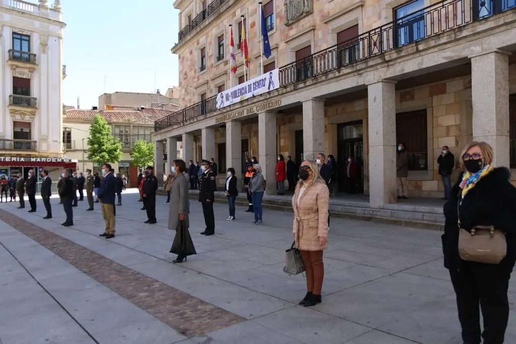 Concentración contra la violencia de género esta mañana en Zamora