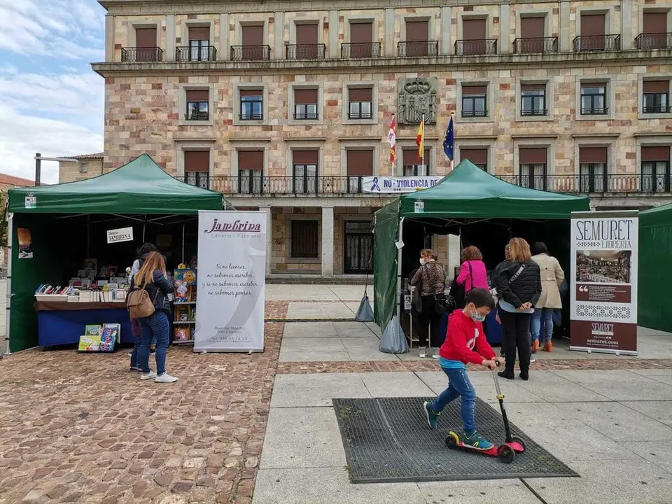 Momento durante la Feria del Libro en este año 2021