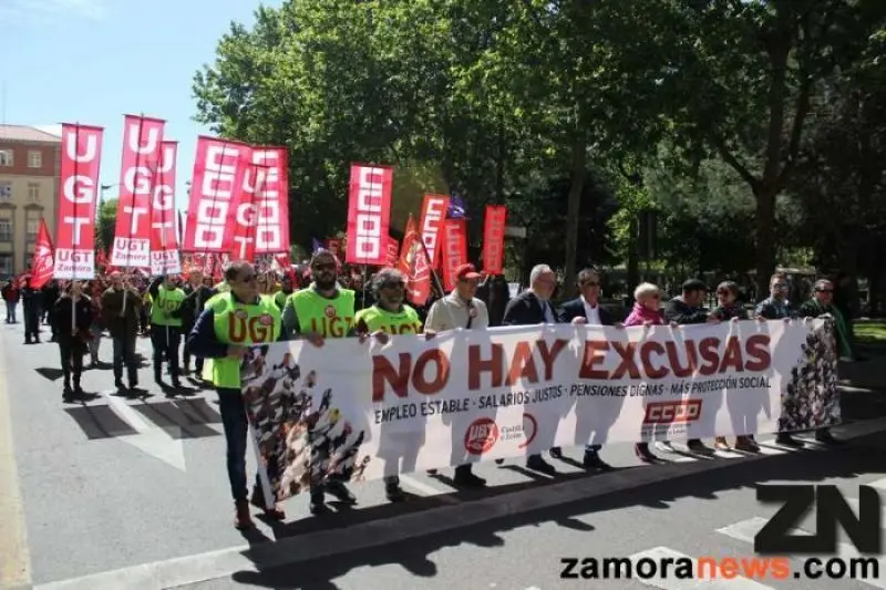 Manifestación del 1 de mayo antes de la pandemia.