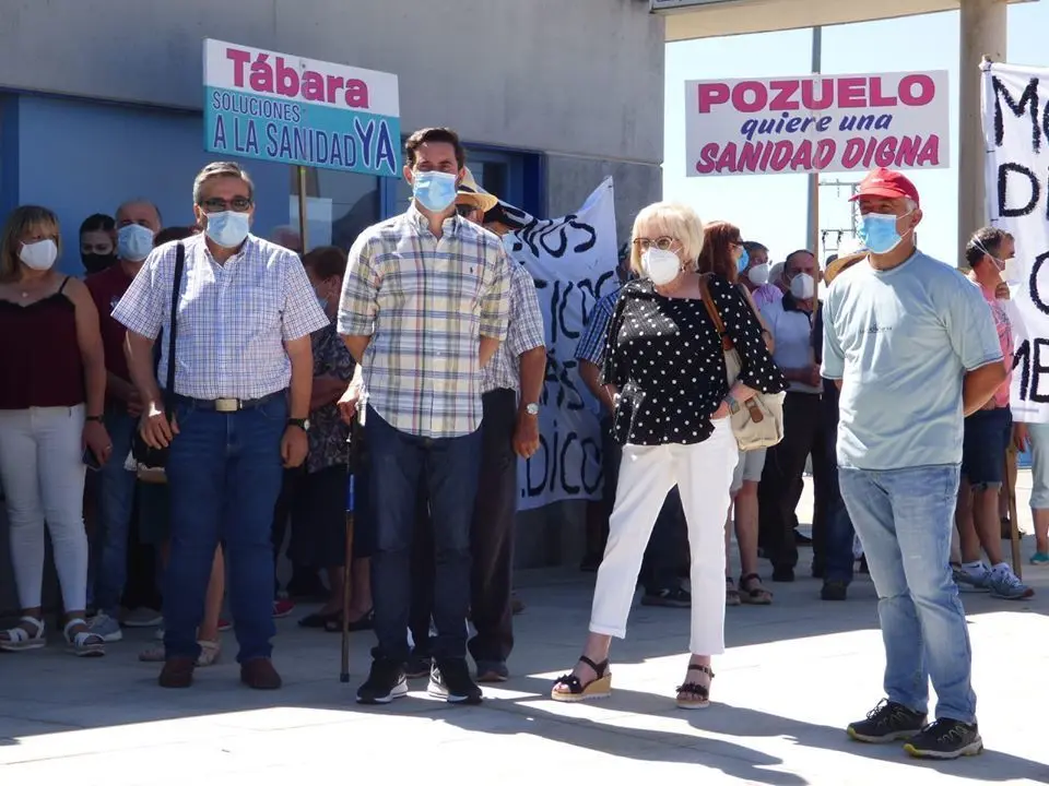 PSOE Zamora. Concentración en defensa de Sanidad Pública