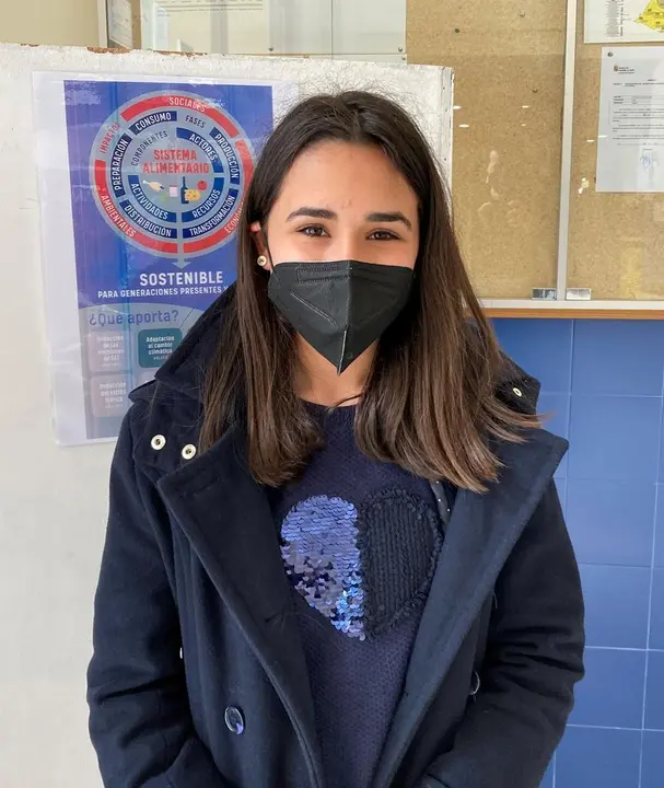 La joven Naia Calleja