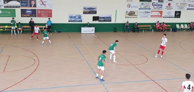 Un momento del partido