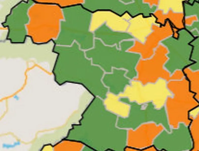 Mapa de las ZBS