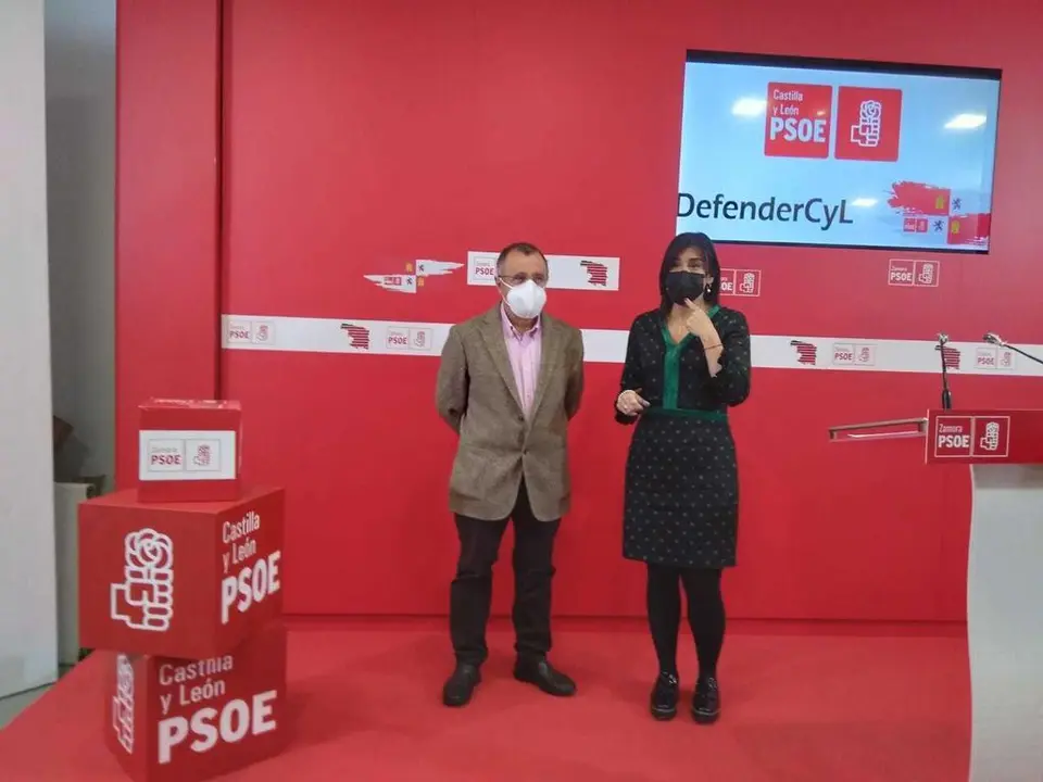 Ana Sánchez y Jose Ignacio Martín Benito, del PSOE