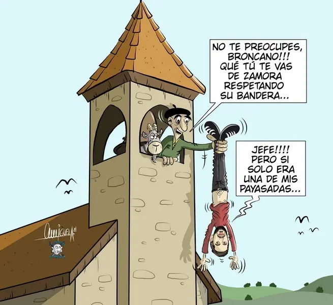 Viñeta en el "Rincón de Miguel"