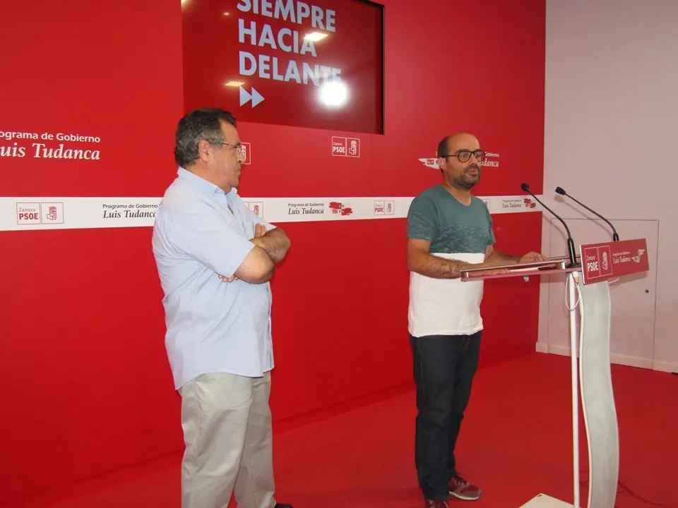 01 PSOE Zamora. Eduardo Folgado y José Ignacio Martín Benito