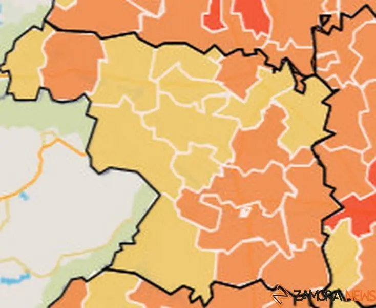 Mapa de incidencia por ZBS