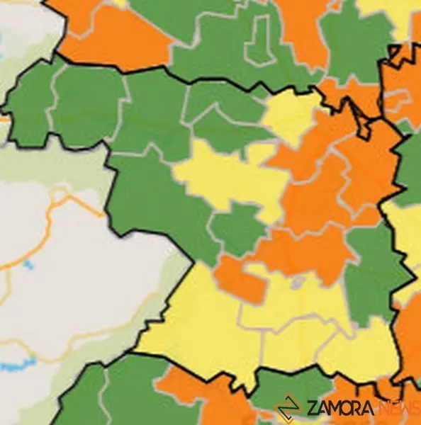 Mapa de incidencia por ZBS