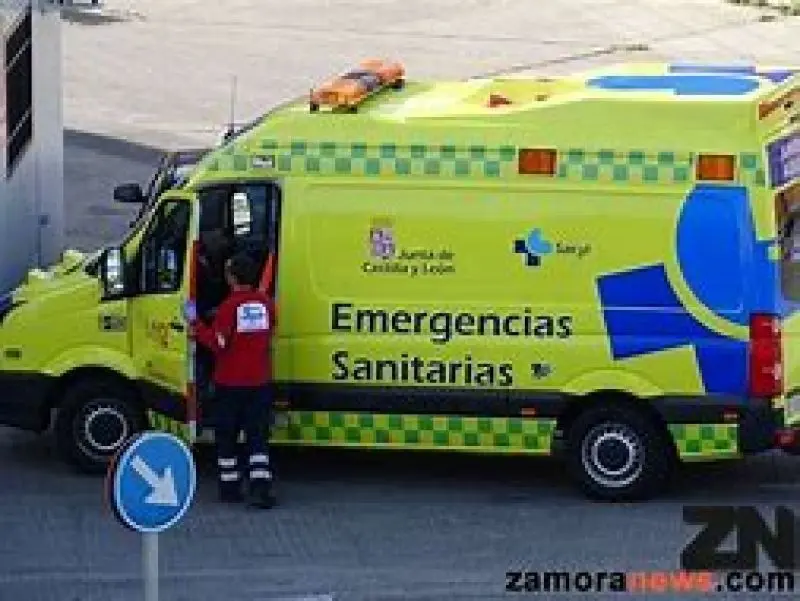 Una ambulancia de emergencias