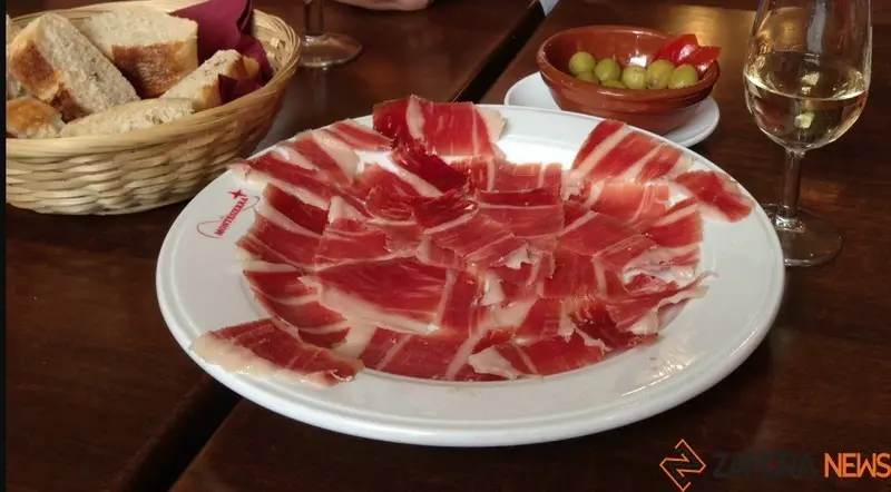 Plato de jamón