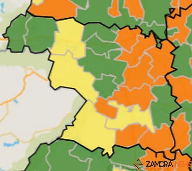 Mapa de incidencia por ZBS