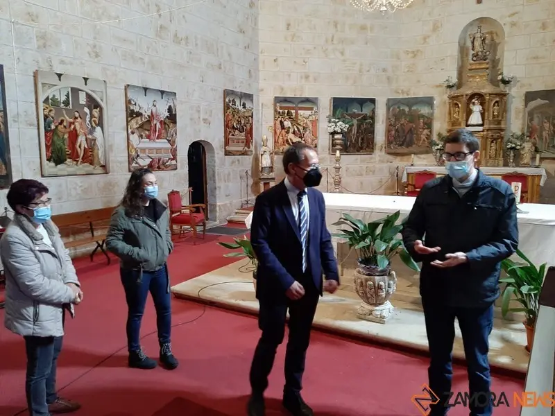 Ángel Blanco, en una de sus visitas