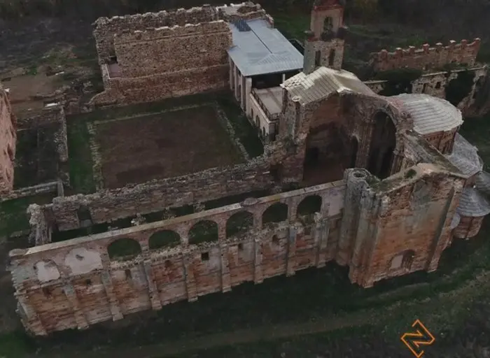 Vista del monasterio de Santa María de Moreruela. Foto cyltv