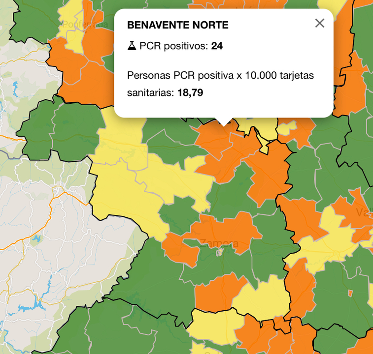 PCR positivas por ZBS (16 de Mayo)