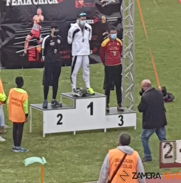 Podio de atletas en Palencia