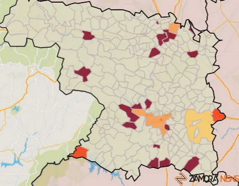 Mapa de incidencia por municipios