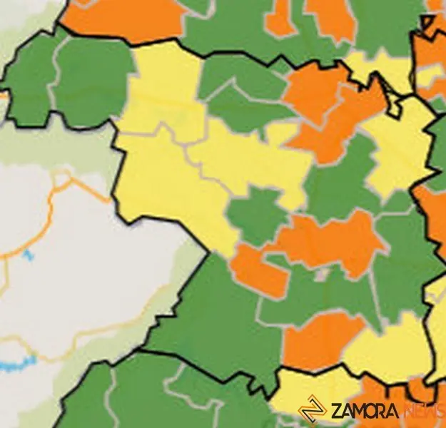 Mapa de incidencia por ZBS