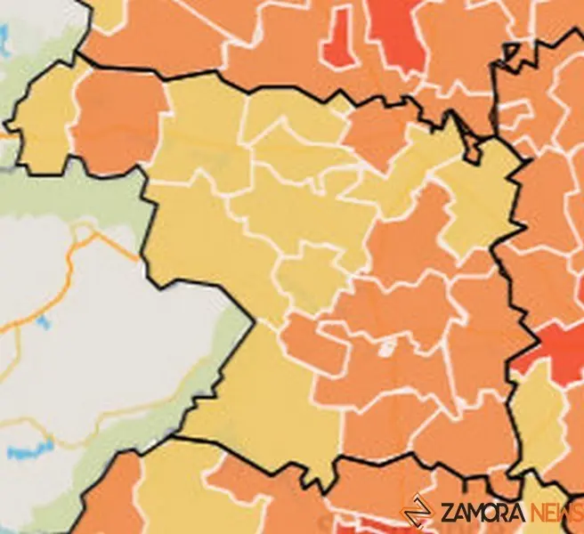 Mapa de casos activos ppor ZBS