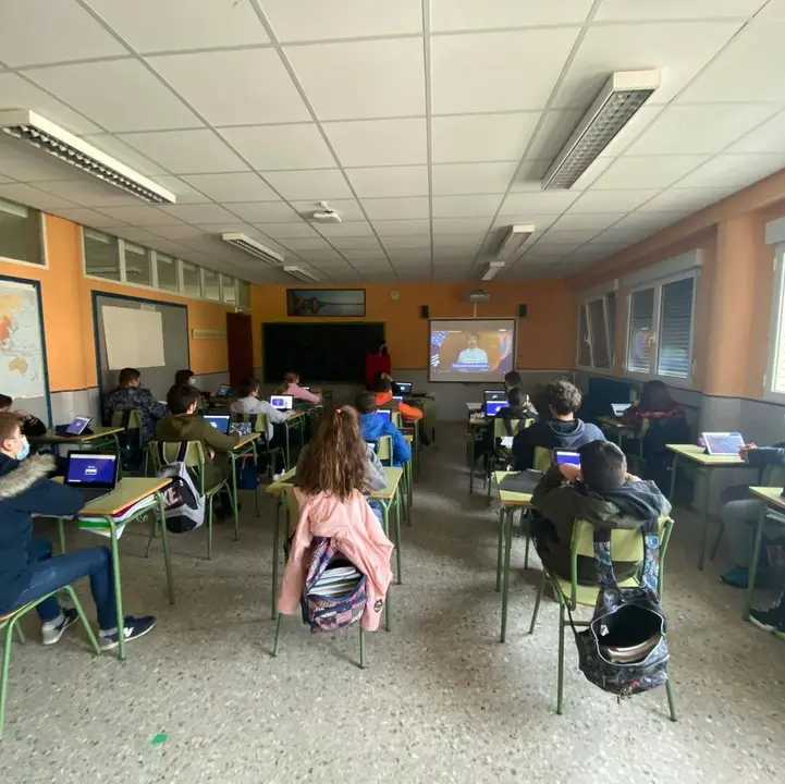 Alumnos en clase