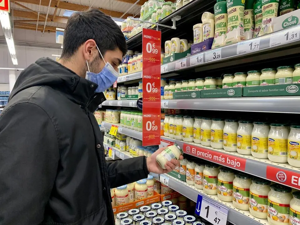 Un cliente en Carrefour Zamora