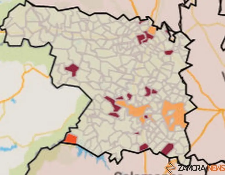 Mapa de incidencia por municipios