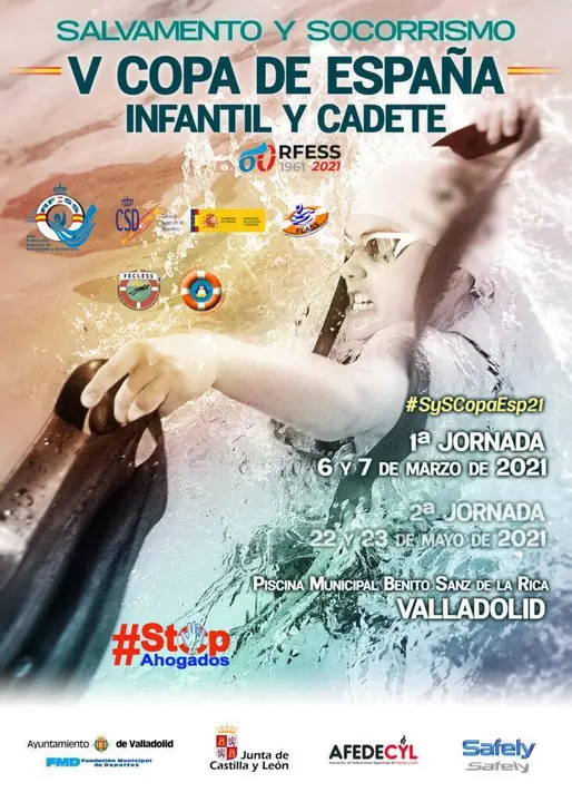 2021-05-21 Cartel V Copa España de Piscina Infantil y Cadete Salvamento y Socorrismo