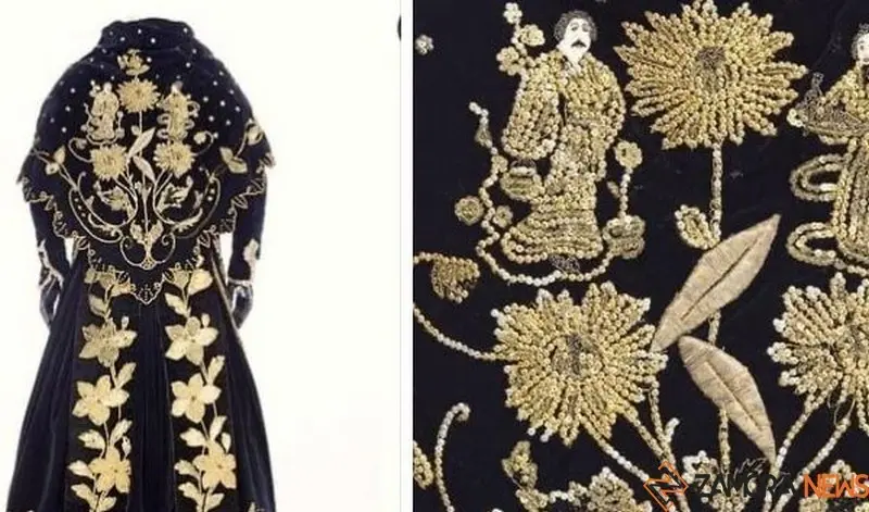 Detalles del Traje de Viuda Rica