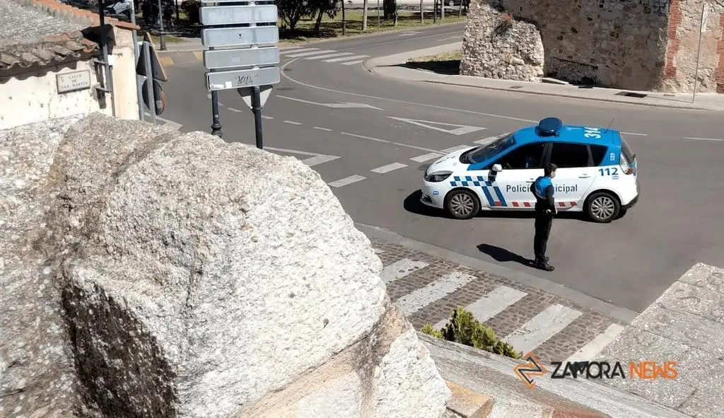Policía municipal en San Martín