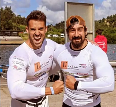Carlos Garrote y Rubén Vicente en la Copa de España de Sprint