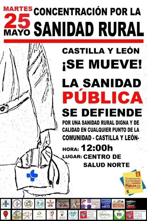 Cartel manifestación