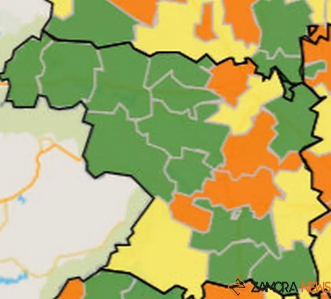 Mapa de incidencia por coronavirus