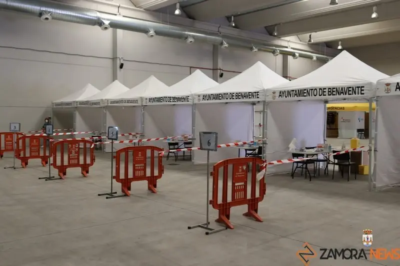 Centro de Negocios de Benavente preparado para las vacunaciones