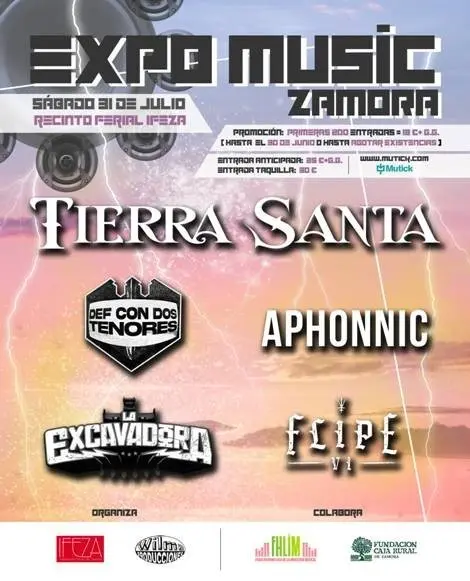 Cartel EXPO MUSIC ZAMORA