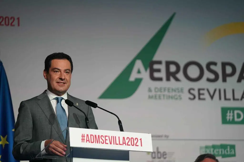 El presidente de la Junta de Andalucía, Juanma Moreno