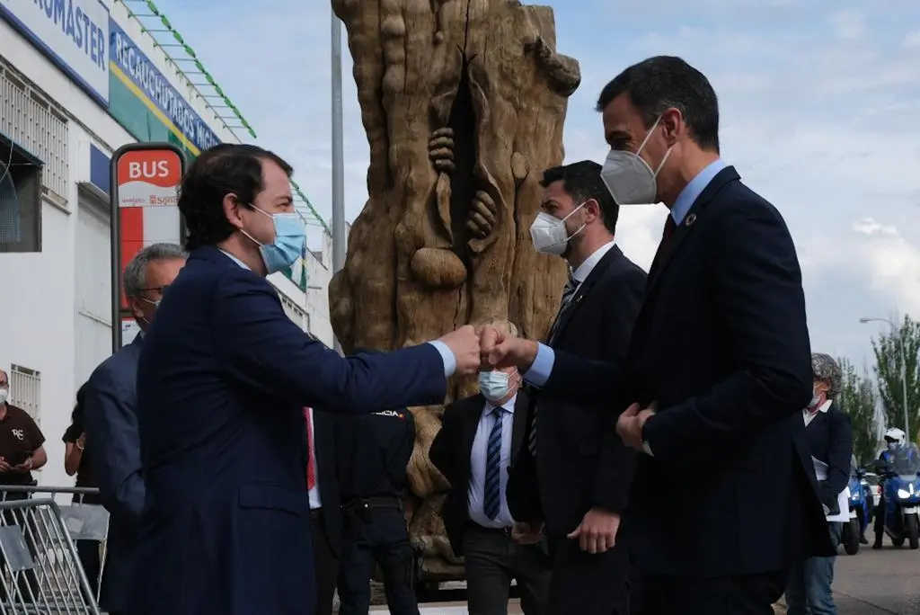 Mañueco durante la IV Feria Nacional PRESURA